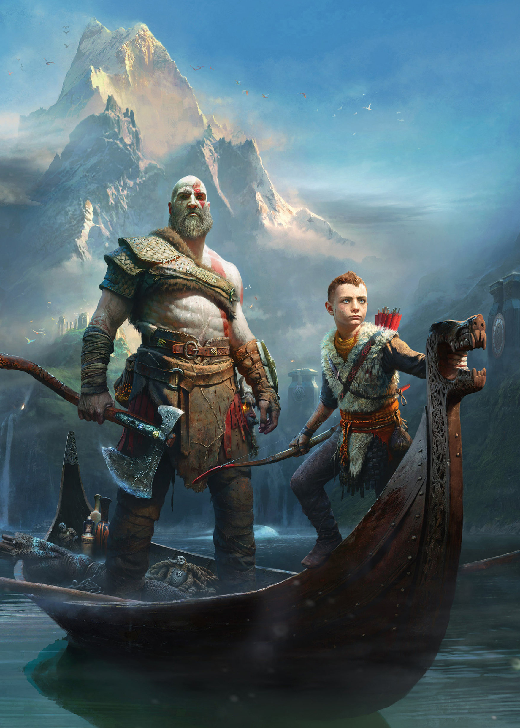 God of War - Obraz na kove