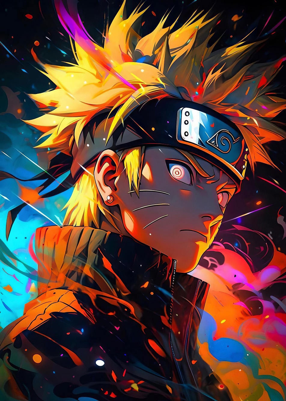 Moderný obraz z kovu - Naruto