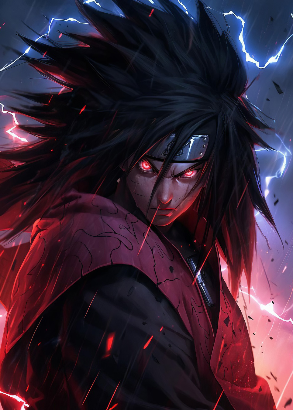 Obrazy na kove s moderným vzhľadom Uchiha Madara