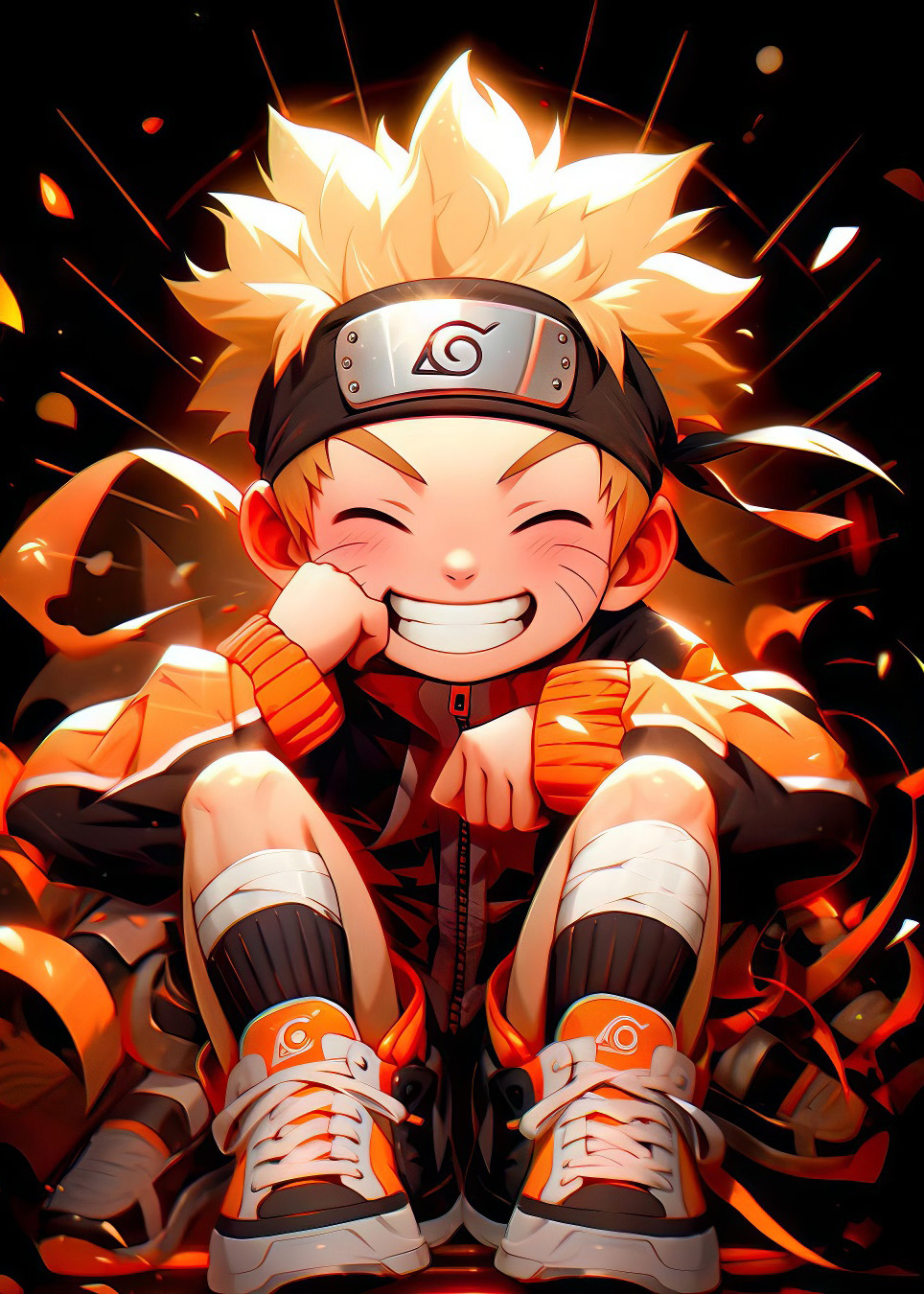 Baby Naruto - Obraz na kove