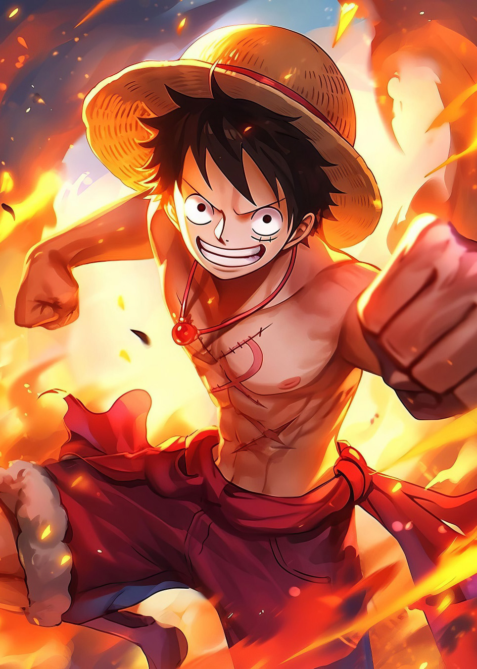 Umelecký obraz pre náročných - Monkey D. Luffy