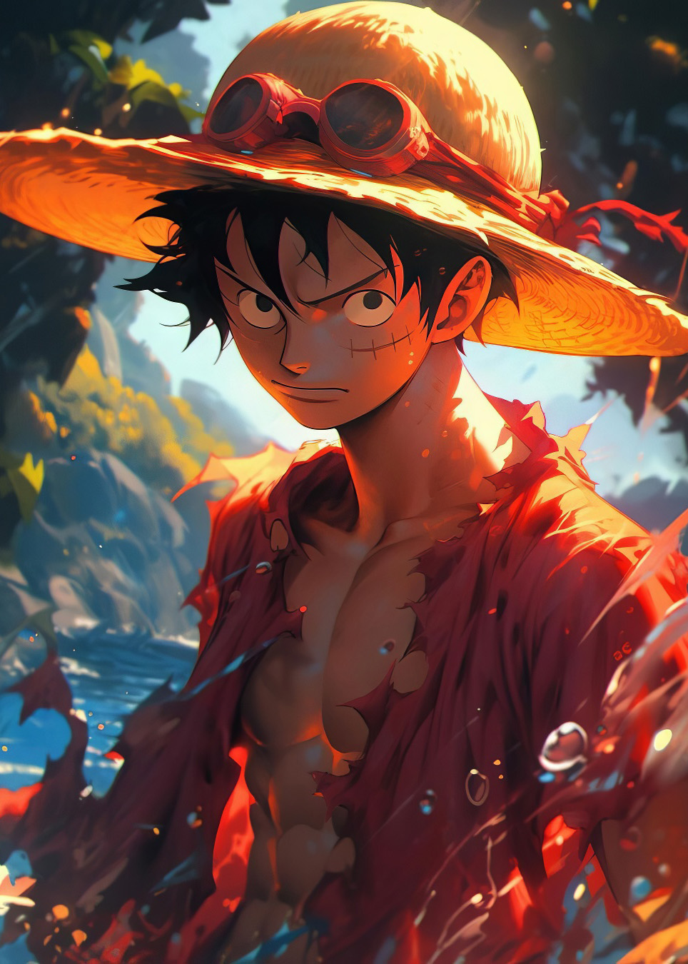 Exkluzívny obraz s motívom Monkey D. Luffy