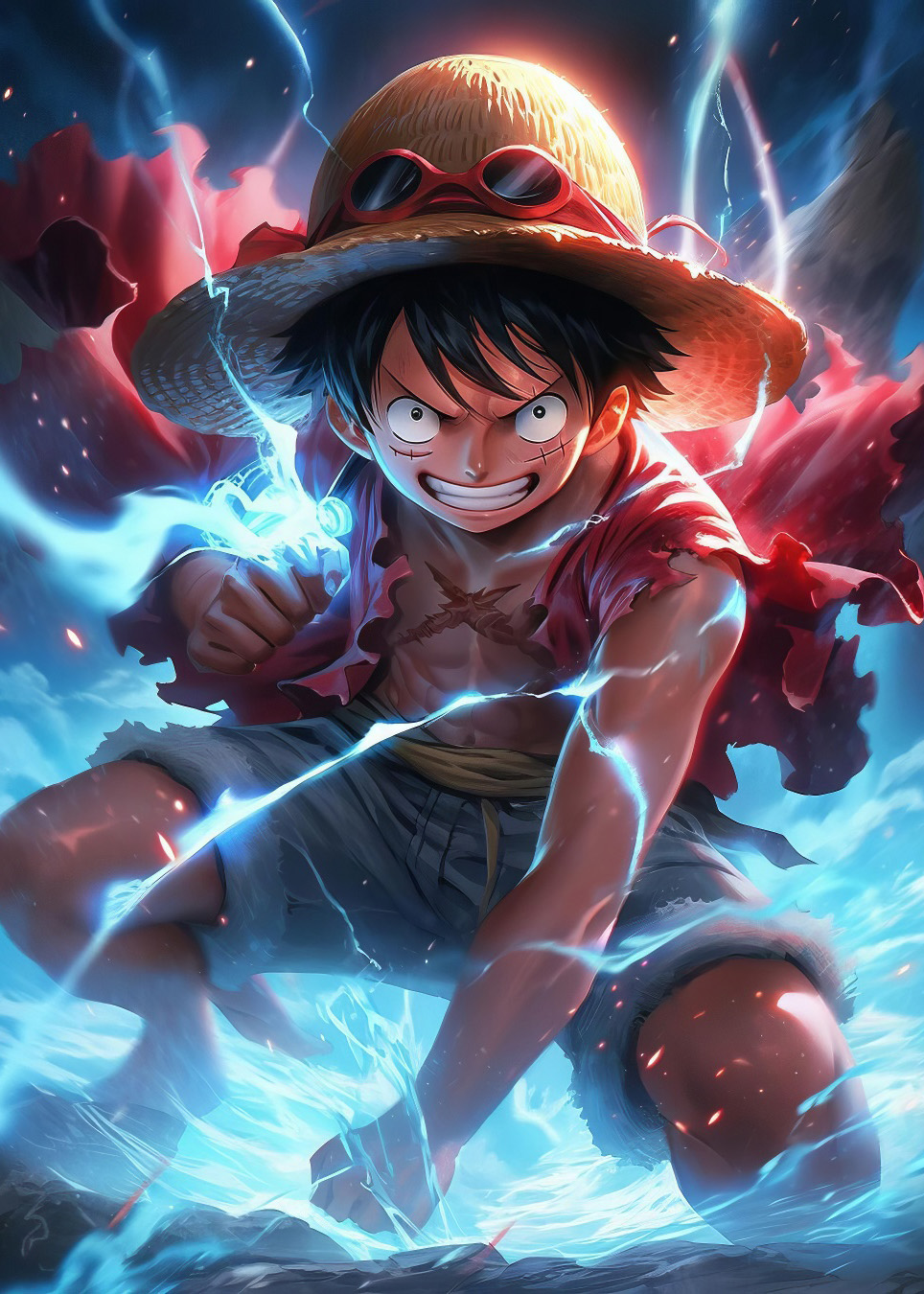 Umelecký obraz pre náročných - Monkey D. Luffy