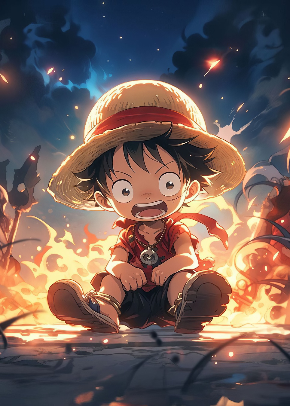 Dizajnový obraz - Monkey D. Luffy na stenu