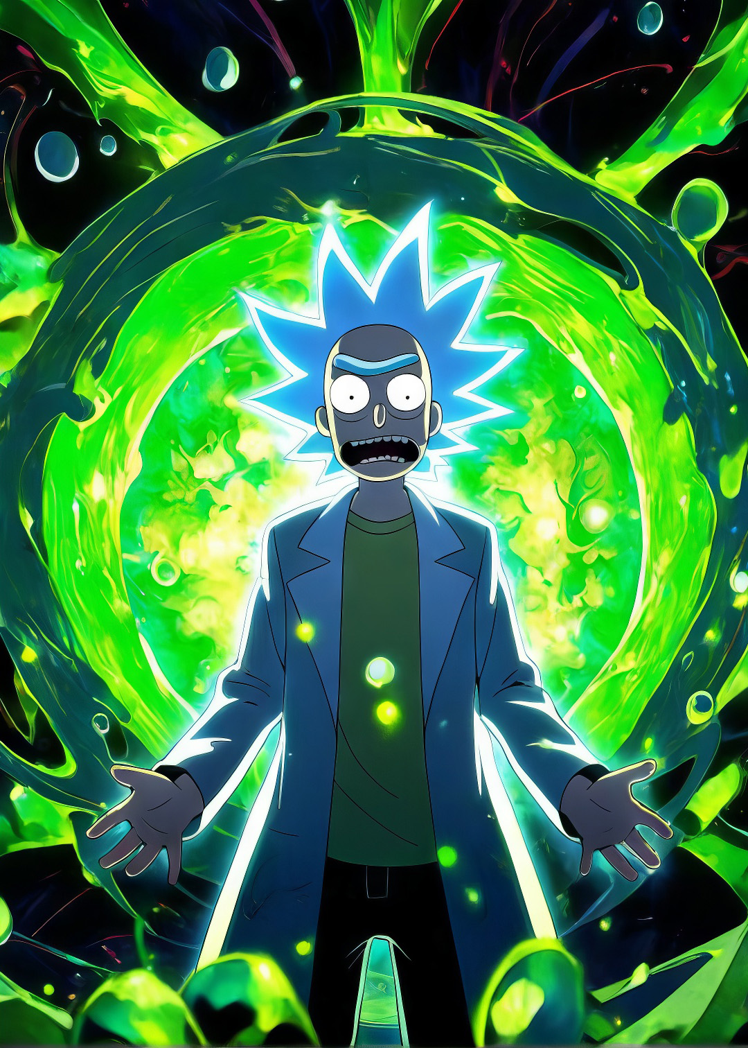 Prémiový obraz s dizajnom - Rick Sanchez