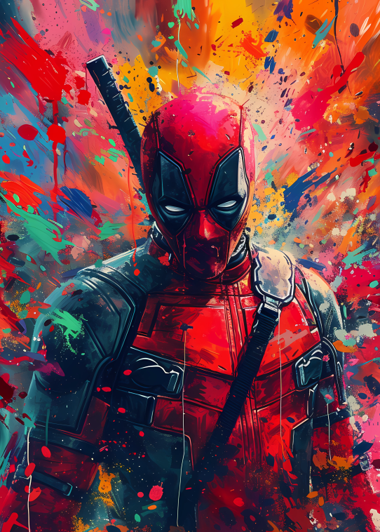 Exkluzívny obraz s motívom Deadpool