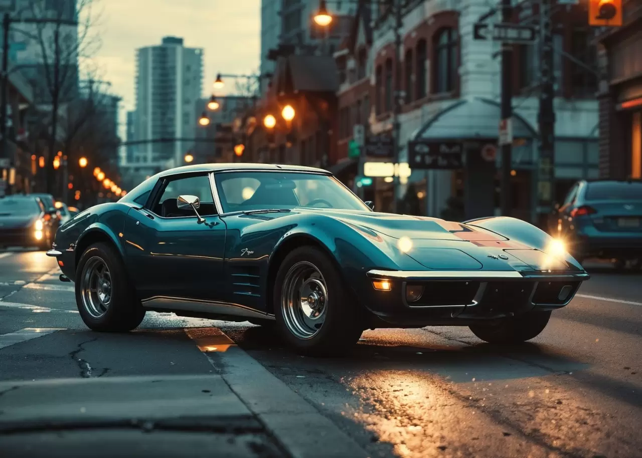 Exkluzívny obraz s motívom Corvette C3